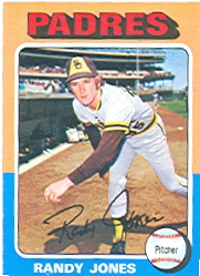 1975 Topps Baseball Cards      248     Randy Jones